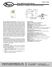 Thumbnail of document Manual - RSM Room Status Monitor